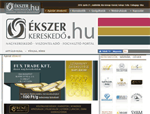 Tablet Screenshot of ekszerkereskedo.hu